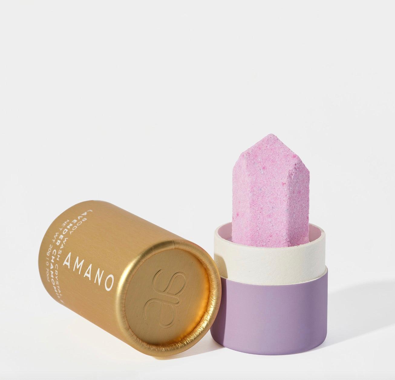 LAVENDER CHAMOMILE BODY WASH CRYSTAL - AMANO BEAUTY