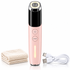 AMANO GlowLift pink facial device shown with USB-C cable on a white background